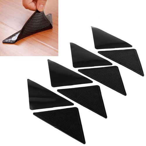 Triangle Doormat Patch Reusable PU Floor Rug Tape Grippers Home Supplies - Picture 2 of 4
