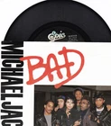 Michael Jackson. Bad/I Can't Help It 45 rpm record