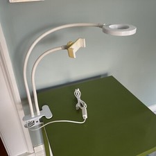 Bower 24-inch Flexible LED Ring Light Desk Clip