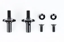 Reve D Aluminum 40mm Front Axle Set Black For 1/10 Drift RDX D1-010FA