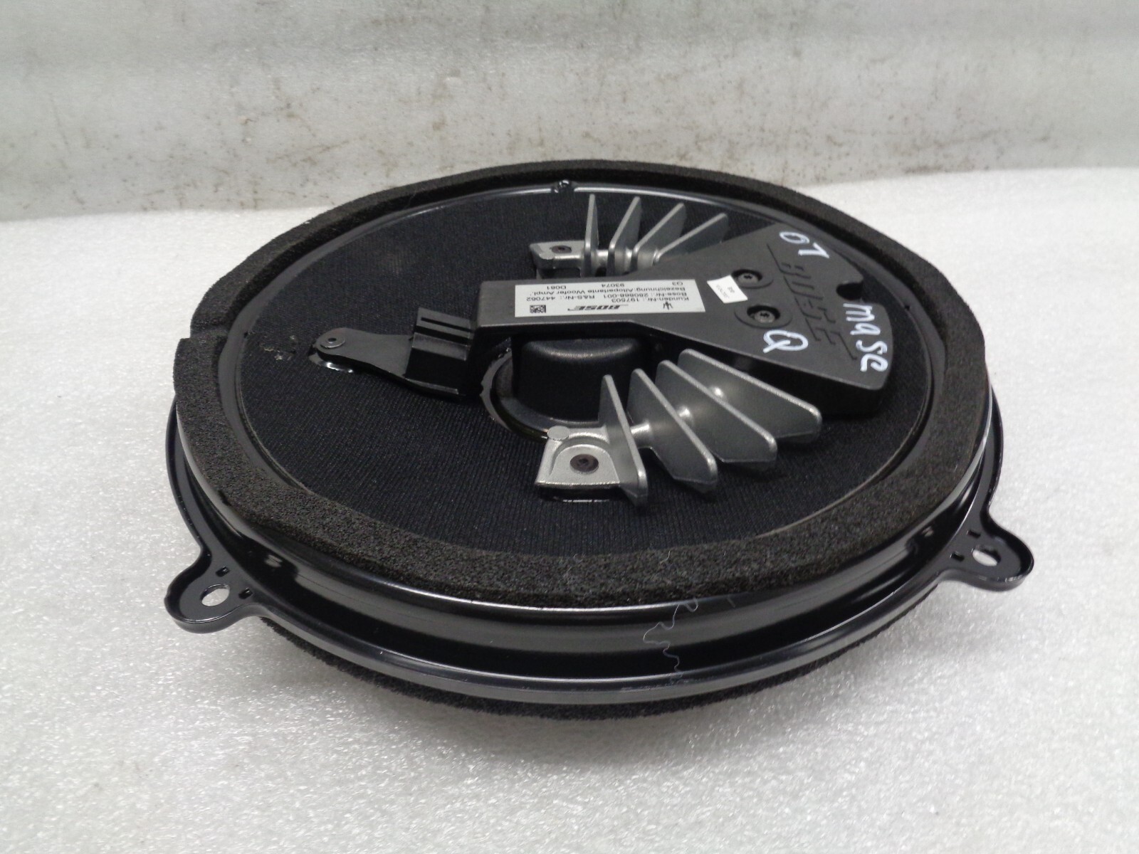 05-08 Maserati Quattroporte M139 Rear Deck Subwoofer Speaker Bose OEM AK2209250