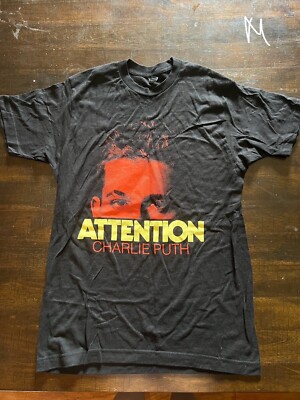 Charlie Puth Attention Tour Tshirt Medium