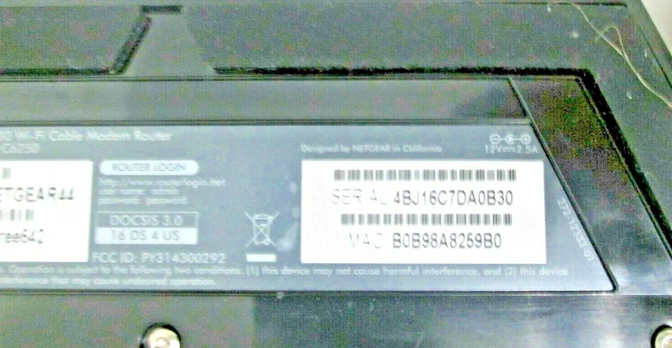 NETGEAR C6250 1600Mbps 2-Ports Gigabit Wireless Modem Router (C6250-100NAS) - Image 4 of 4