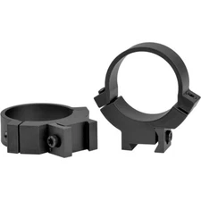 Warne Maxima Horizontal PA Rimfire Scope Rings 3/8 Dovetail Matte 1 in. Medium