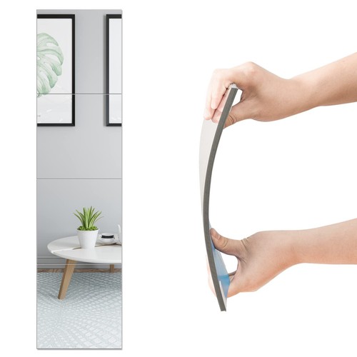 Full Body Mirror for Wall, 4 Pack 12x12Inch ,Safe for Children and Pets - Picture 5 of 8