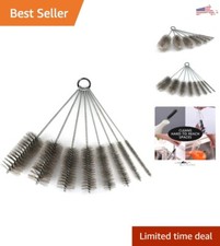 Size/Count/Pack: 1 set of 8 brushes, 12 in overall length, varying diameters