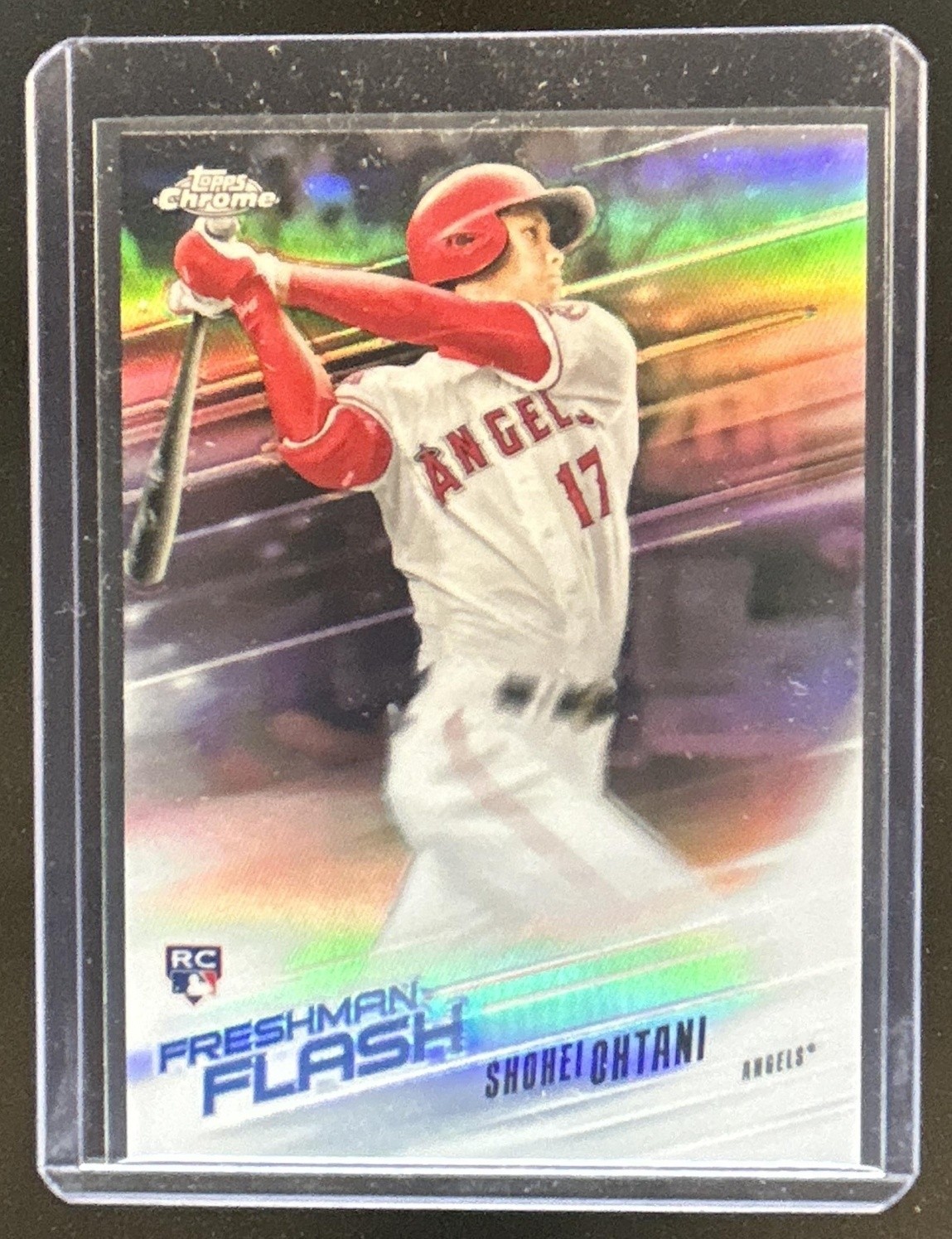 2018 Topps Chrome Shohei Ohtani Freshman Flash RC Rookie #FF-1 Angels