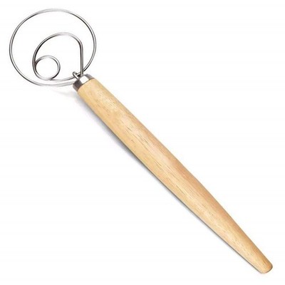 Danish Dough Whisk Bread Making Tools Stainless Steel Danish Dough Hook Bread...