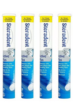 Steradent Active Plus Denture Daily Cleaner 30 Tablets x 4