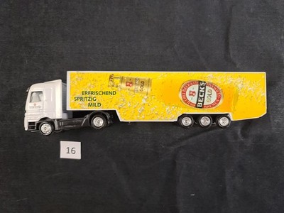 werbetrucks 1:87, Becks Brauerei, Becks Gold, Selten, Bier, Pils, H0, LKW