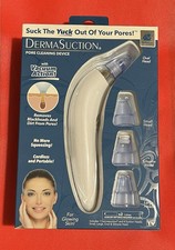 Derma Suction Pore Cleaning Device with Vacuum Action Blackheads, New