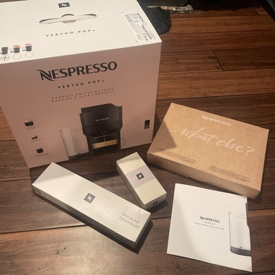 NESPRESSO VERTUO POP+ COFFEE MAKER GDV6 - BLACK & EXTRAS