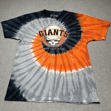 San Francisco Giants Shirt Mens 2XL Grateful Dead Steal Your Base Tie Dye MLB