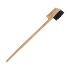 Ergonomic Eyebrow Brush Bamboo Eyelash Comb Multifunctional Cosmetic Tool