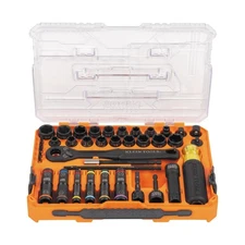 Klein Tools 65500KNECT KNECT Impact Socket Set, SAE and Metric Pass Through S...