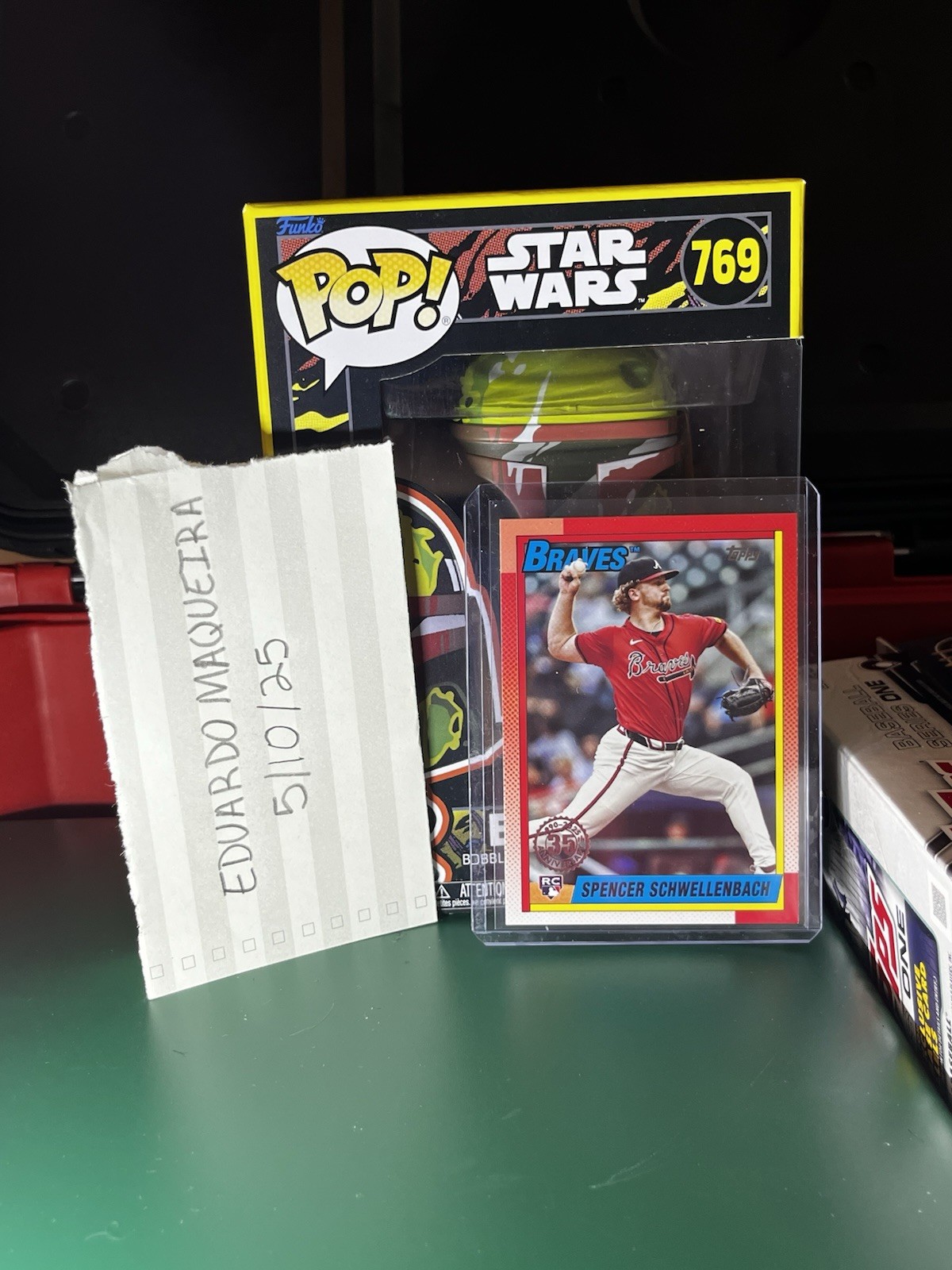 2025 Topps Series 1 - 1990 Topps Baseball Spencer Schwellenbach #T90-34 (RC)