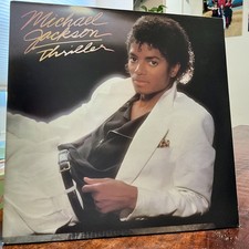 Michael Jackson Thriller LP 1982 Epic GE 38112 1st Press No MJ Cred. NM/VG 
