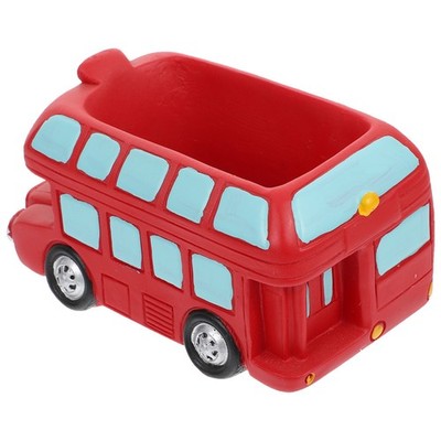  Entzückender Cartoon-Doppel-Deck-Bus-Blumentopf