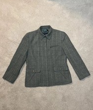 Vintage Lauren Ralph Lauren Wool TweedLadies Jacket Coat Metal Horse Buttons 14