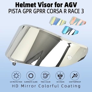 agv pista gp r silver face shield BSTOP RR Helmet Visor for PISTA, CORSA Visera Casco Moto (Photochromic Clear-day and night) : Automotive R helmet models AGV Pista GP RR /