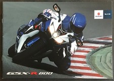 SUZUKI GSX-R600 MOTORCYCLE Sales Brochure SEP 2007 #99999-A0111-281
