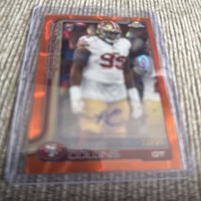 2025 Topps Chrome - Alfred Collins Orange Wave Refractor Auto /25 #RRA-ACO🔥🔥