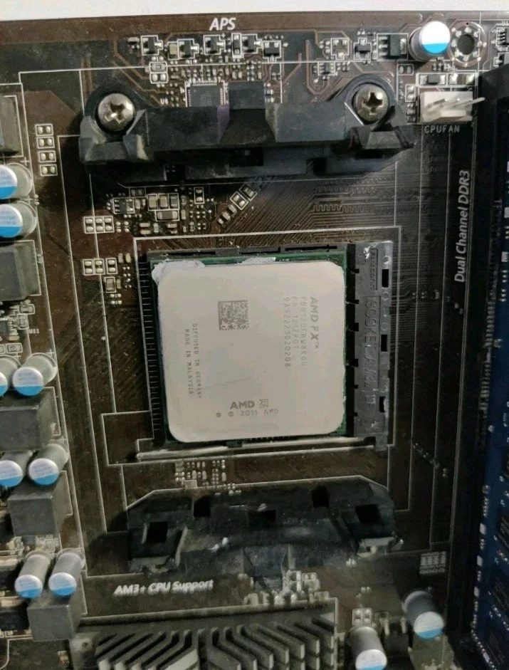 MSI 970A-G43 ATX Motherboard Socket AM3/AM3+ + RAM 4Gb DDR3 + CPU AMD FX ✅ - Immagine 2 di 4