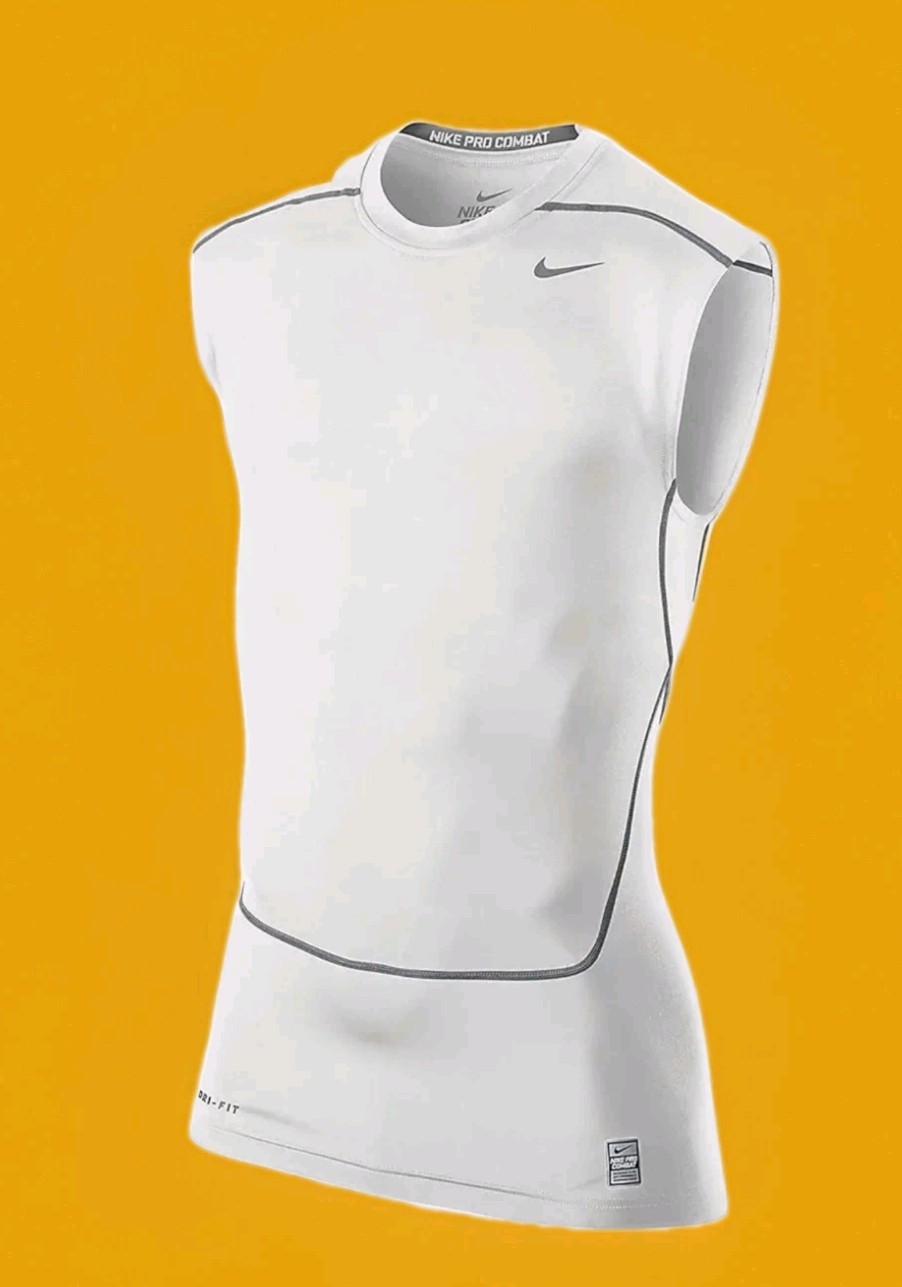 Nike Pro Combat Compression Sleeveless Muscle Tank Top 2XL - Excellent Condition  