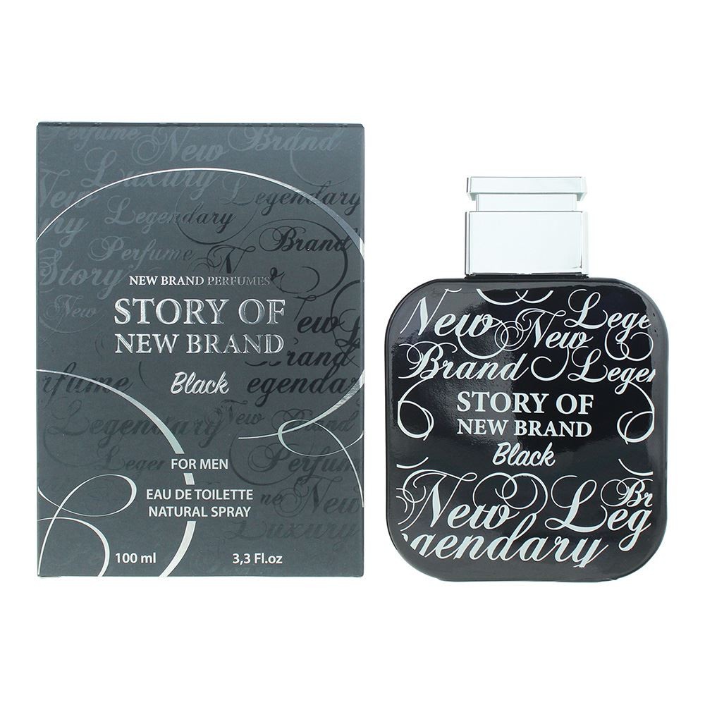 Nyvaror Story Of New Brand Black By New Brand For Men - 3.3 Oz Edt Spray - Image 2