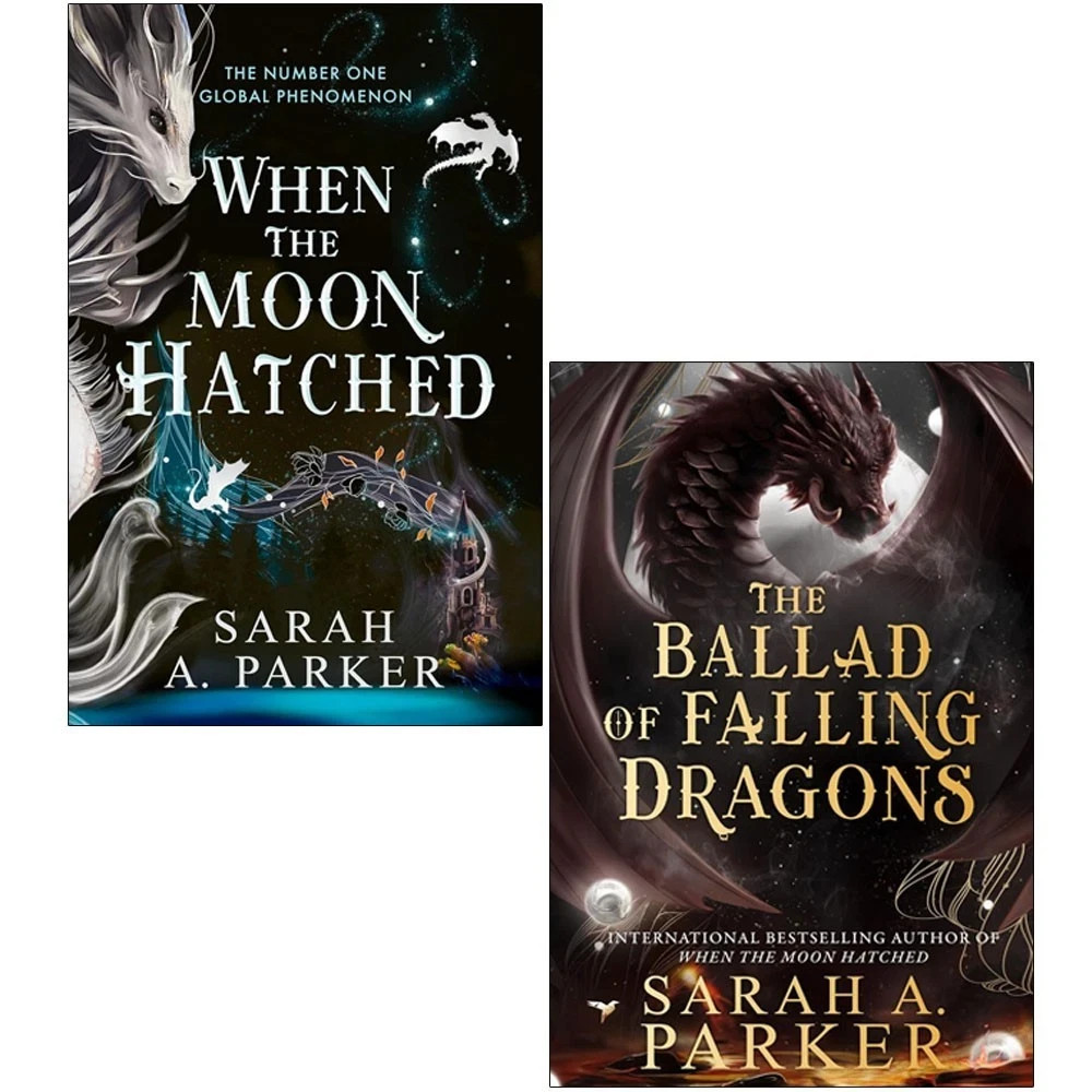 Moonfall Series Collection 2 Books Set by Sarah A.Parker When the Moon Hatched - Image 3