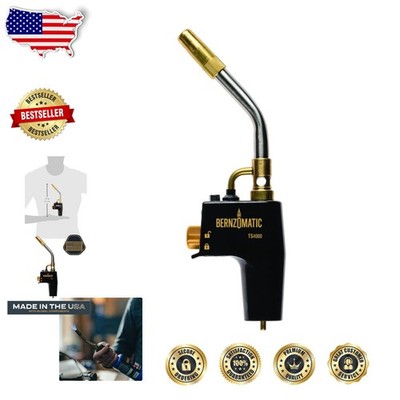 Bernzomatic TS4000 Torch: Instant Trigger Start, Swirl Flame, Max Heat