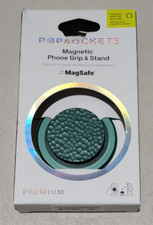 PopSockets Magnetic MagSafe Phone Grip  Stand for iPhone - Hammered Fresh Pine