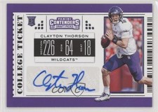 2019 Panini Contenders Draft Picks College Ticket Clayton Thorson #130 Auto 5xx