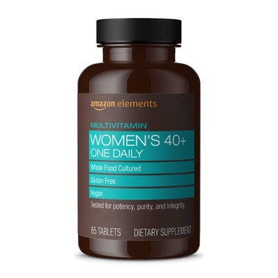 Amazon Elements Women  40+ One Daily Multivitamin, 66% 65 count (Pack of 1)