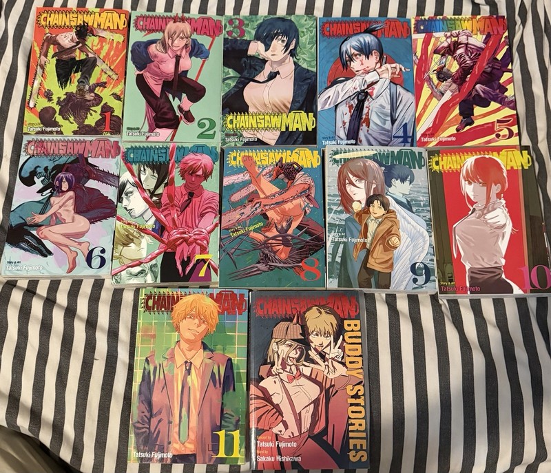 Chainsaw Man 1-11 Full Set English Version Manga including Buddy Stories