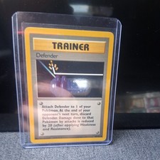 Pokemon Card Japanese Defender Trainer 1st Base Set No Rarity Symbol Mark PL