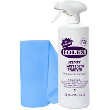 32 oz Instant Carpet Spot Remover Carpet Cleaner with Reusable Cleaning Cloth... 1.21 per fl oz
