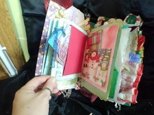chrstmas present junk journal for all your keepsake needs to enjoy