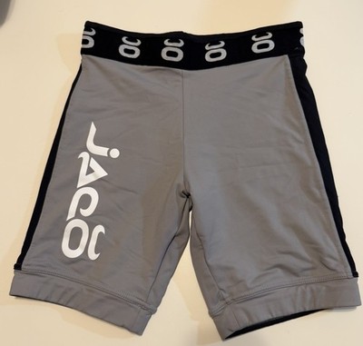 Jaco Vale Tudo Fight Shorts Mens L Grey/Black MMA Jiu Jitsu Grappling Stretch
