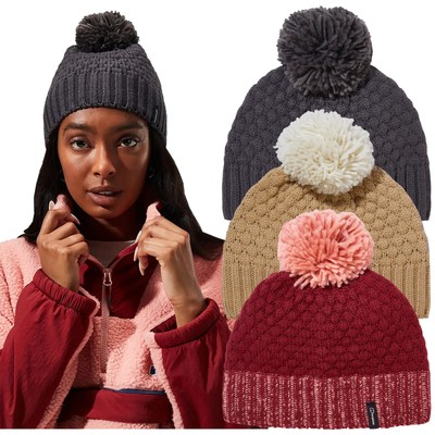 Berghaus Ladies EDO Pom Bobble Beanie Hat Warm Outdoors Chunky Knit