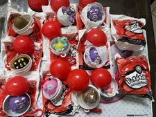 Pokemon Pokeball 1999 Burger King Kids Club Toys 10 Open 2 Sealed 12 Total