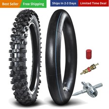 Front 60/100-14 2.50-14 Tire and Inner Tube for 110cc 125cc XR70 PW80 RM60 RM...