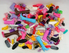 Huge Barbie  Clone Shoes  Boots Lot Of 70 Pairs Assorted Styles  Colors