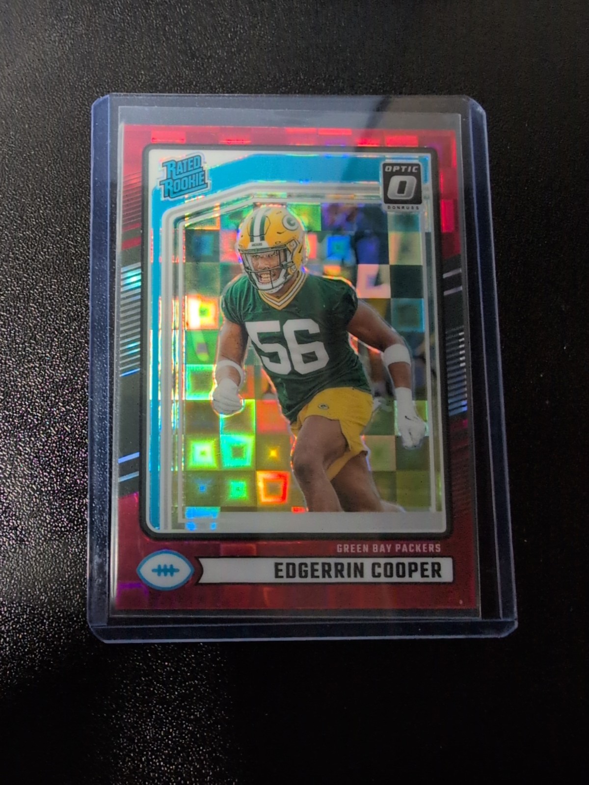 2024 Panini Donruss - Rated Rookie Edgerrin Cooper Optic Preview Red Pandora 🔥