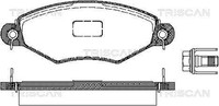 Bremsbelagsatz Scheibenbremse Triscan 8110 28013 FüR Peugeot 206 2A 306 7A 7C N3