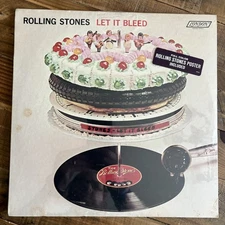 THE ROLLING STONES - LET IT BLEED LP - FACTORY SEALED - HYPE STICKER