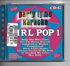 PARTY TIME KARAOKE GIRL POP 1 CD BRAND NEW WRAPPED