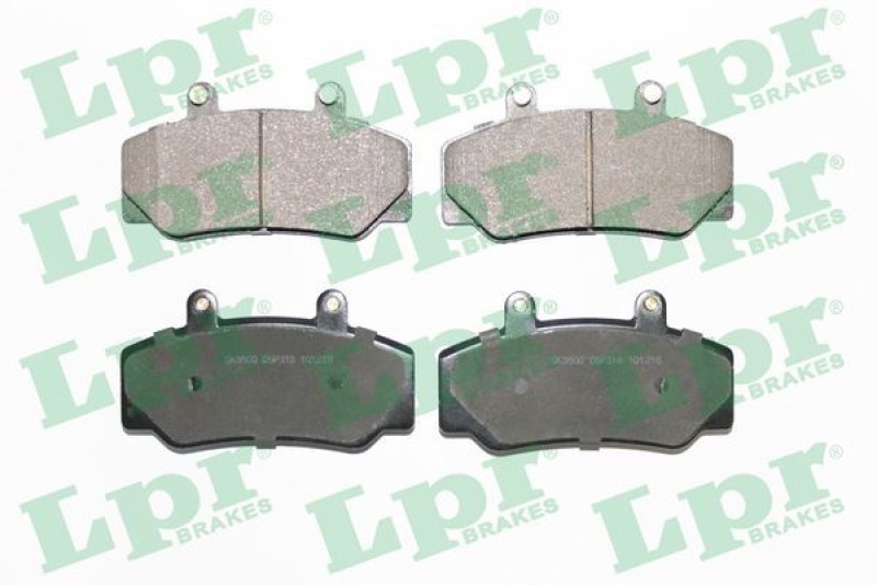 4 Plaquettes de Frein Avant pour Volvo 740 et 760 Berline ou Kombi