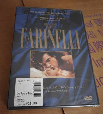 FARINELLI DVD Stefano Dionisi / Enrico Lo Verso / Elsa Zylberstein Brand new