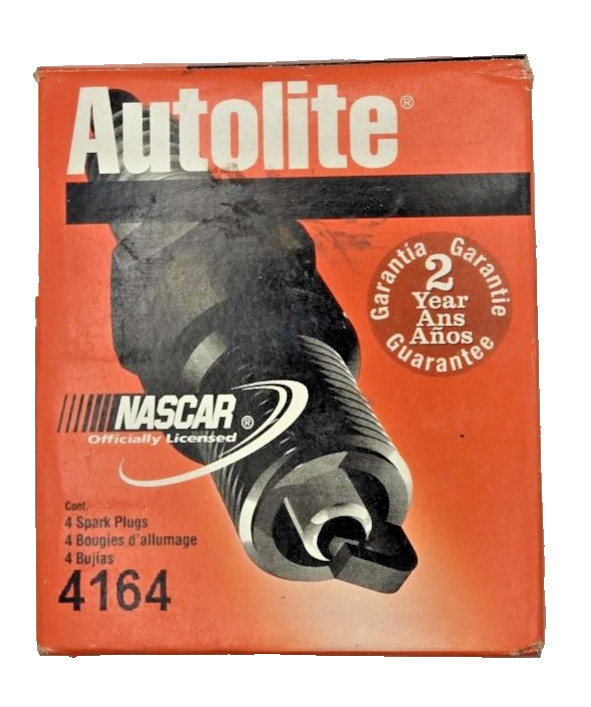 Autolite spark plugs No. 4164 standard tip NOS 4 pack